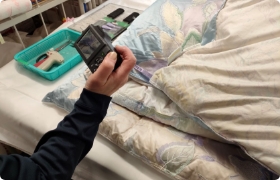 集荷・確認(傷み・ほつれチェック)