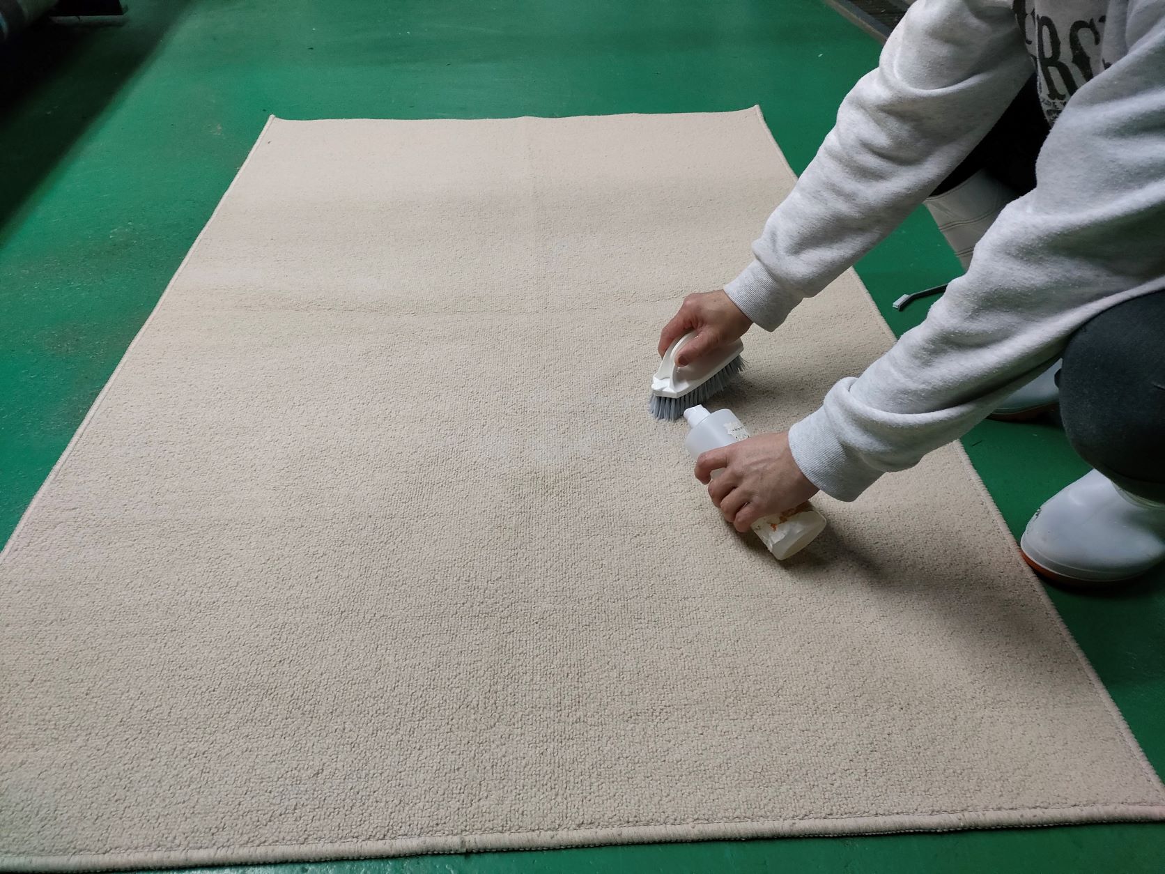 汚れのポイント洗浄